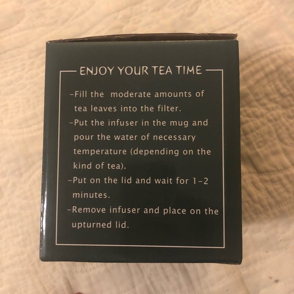 Selamica Loose Leaf Porcelain Tea Mug NIB - Picture 7 of 8